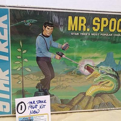 1968 sealed Mr. Spock Model Kit