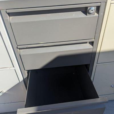 3-drawer (1 file & 2 smaller drawers) $25