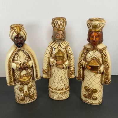 3 Kings candle Holders