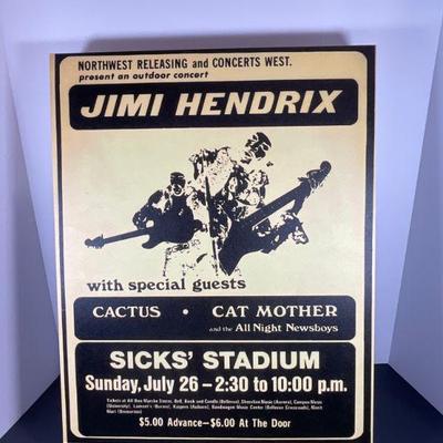 Poster Print Jimmy Hendrix