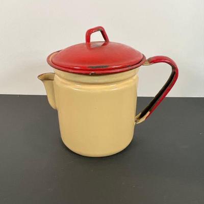 Old Iron enamel Coffee Pot