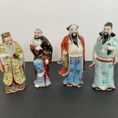 Vintage Chinese Porcelain Wise Men