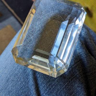Tiffany and Co. Crystal paperweight 
