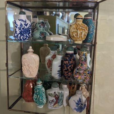 Vintage Antique Asian Snuff Bottles 