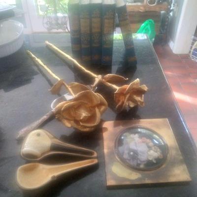 Heavy gold roses meerchum pipe