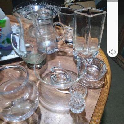 Crystal glassware