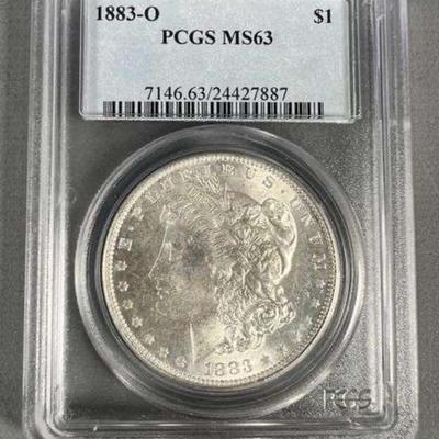 PCGS Graded MS63 1883-O Morgan Silver Dollar