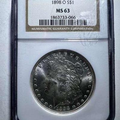 1888 O Morgan Silver Dollar NGC Graded