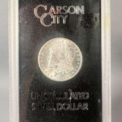 1884 Morgan Carson City Uncirculated Silver Dollar