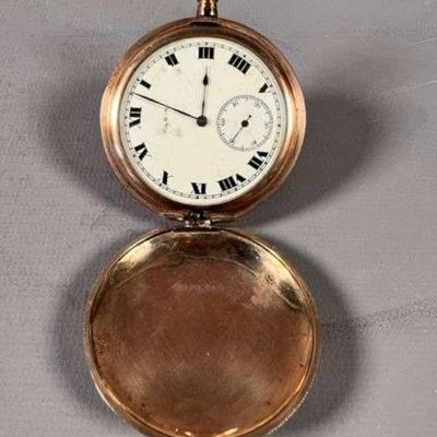Vintage Elgin Pocket Watch With Display Case