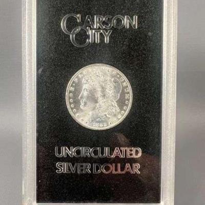 1882 Morgan Carson City Uncirculated Silver Dollar