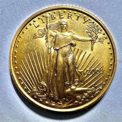 2001 $10 Gold Eagle 