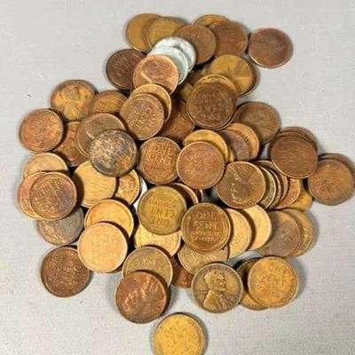 (92) Wheat Pennies