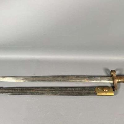 BAYONET AND SCABBARD Marked India