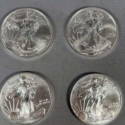 One Ounce Silver Eagles 