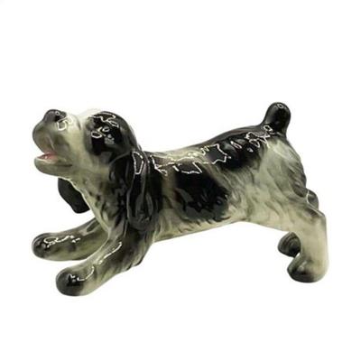 Lot 378  
Goebel Black and White Springer Spaniel Dog Porcelain Figurine
