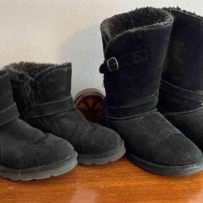 BearPaw Short & tall black boots