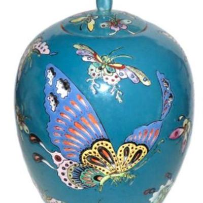 Lot 126   0 Bid(s)
Chinese Porcelain Jar Butterflies