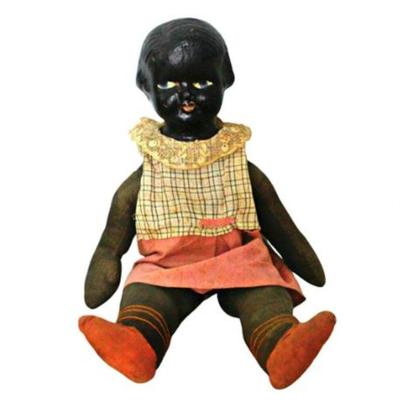 Lot 096   1 Bid(s)
Antique Black Americana Character Doll