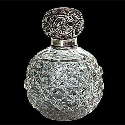 Lot 123   0 Bid(s)
Antique English Perfume Cologne Bottle with Sterling Silver Cap Ca 1904