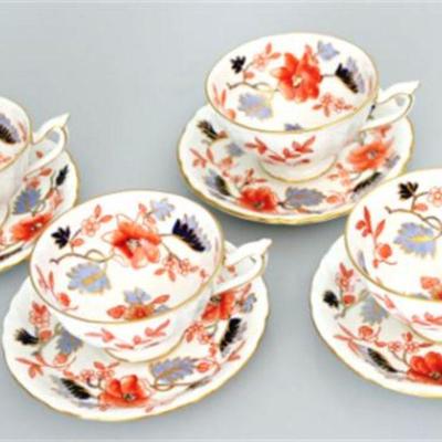 Lot 124   0 Bid(s)
Royal Crown Derby BEAUMONT Cup and Saucer Lot of 4 Sets ( 8 pieces total)