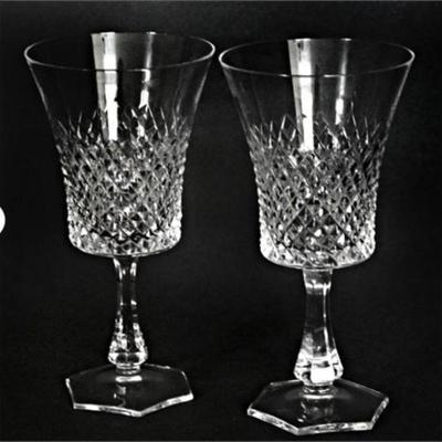 Lot 071   1 Bid(s)
Diamond Cut Crystal Water Goblets by Gorham Two (2)