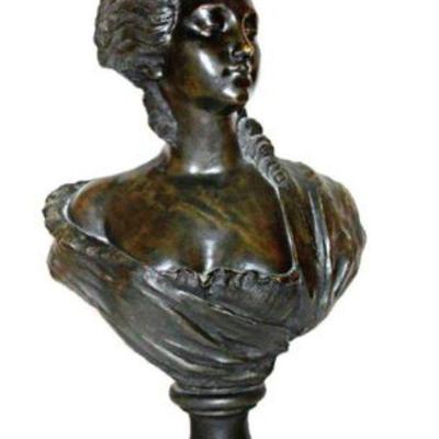 Lot 042   0 Bid(s)
Antique French Bust Sculpture Madame du Barry after Augustin Pajou