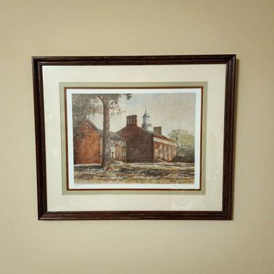 Lot 84 - Betsy Worden Central High School Signed Limited Edition Framed Print 