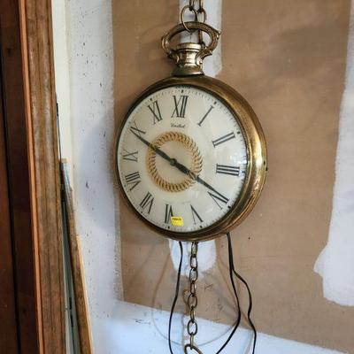 United pocket watch electric wall clock 