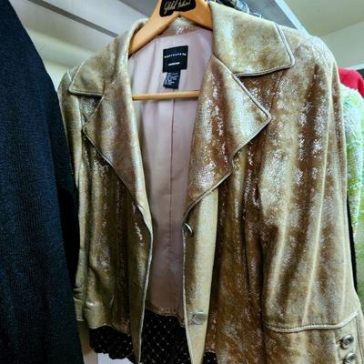 Lot 54 - Ladies' Closet Lot (12/Large - clothes, purses, and other accessories) 