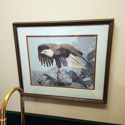 Lot 75 - Guy Coheleach "Bicentennial Eagle" Signed Framed Print 