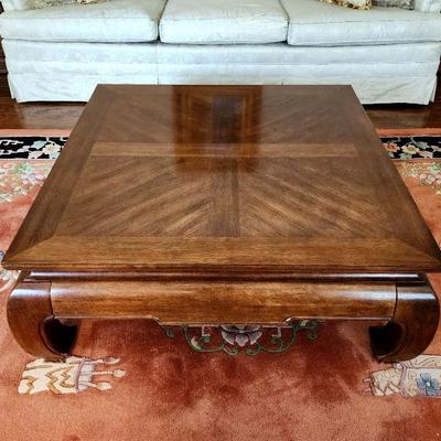 Lot 19 - Thomasville Ming Style Coffee Table 