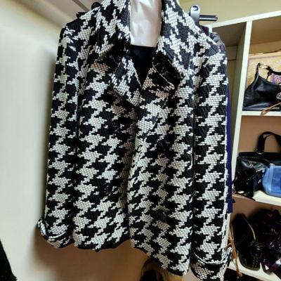 Lot 54 - Ladies' Closet Lot (12/Large - clothes, purses, and other accessories) 