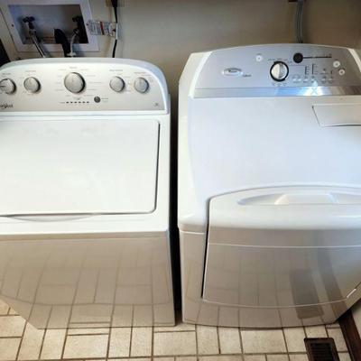 Lot 35 - Whirlpool Washer & Dryer 