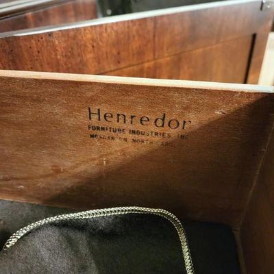 Lot 2 - Henredon "Folio Fourteen" Lighted Breakfront Cabinet 