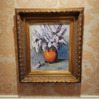 Lot 36 - Large Floral Original Painting 