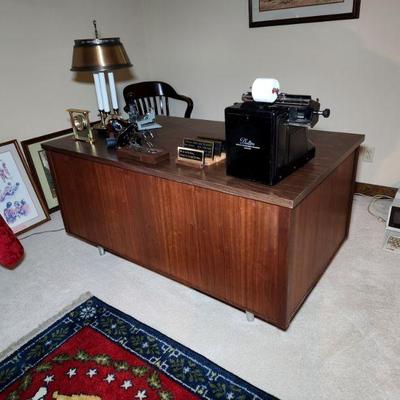 Lot 88 - Vintage Alma "Administrator" Wood Desk 