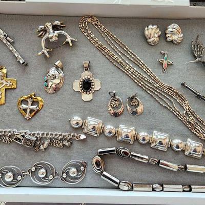 Lot 48 - Sterling Silver Jewelry Lot 