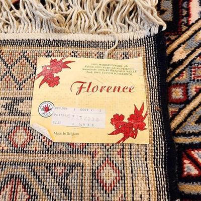 Lot 76 - Florence Wool Rug - made in Belgium (5' 6" x 8') 