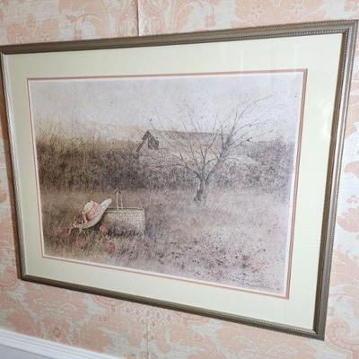 Lot 67 - Pauline Wallen "Emmy's Hat" Signed Artist Proof Framed Print 