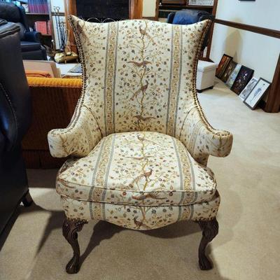 Lot 92 - Vintage Upholstered Armchair 