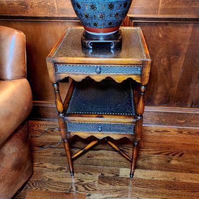 Lot 12 - Theodore Alexander "Armoury" End Table 