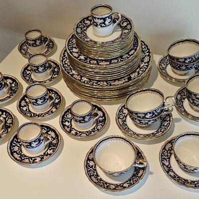 Gorgeous fine bone china sets by numerous makers. 