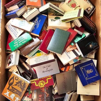 Vintage matchbook collection.