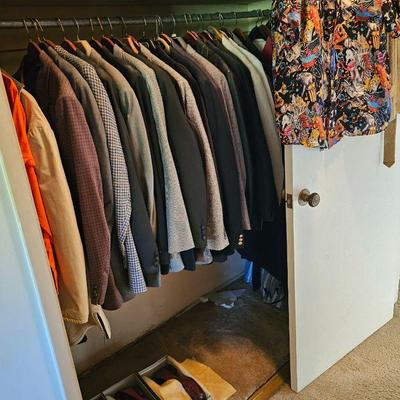 Men's clothing and accessories.