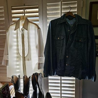 Men's clothing and accessories.