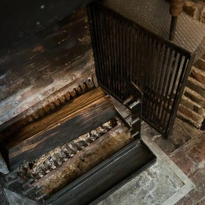 Cast Iron Fireplace Grill
