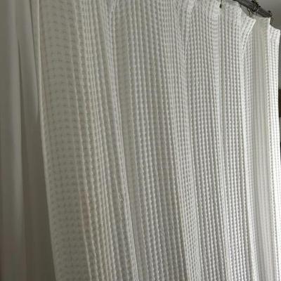 Waffle Weave Shower Curtain