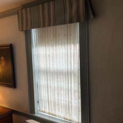 Several Linen Roman Shades