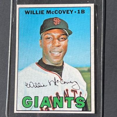 1967 Topps #480: Willie McCovey. Elected to the HOF in 1986. Played 19 0f 22 years with the SF Giants.  He was the 1959 NL Rookie of the...